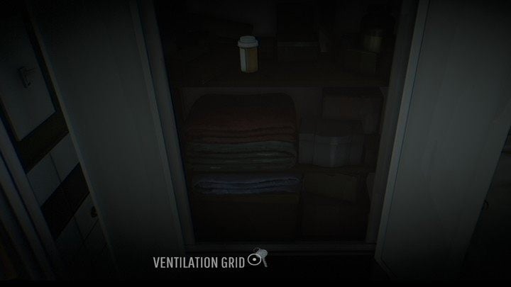 Ventilation shaft under the cabinet - 12 Minutes: Full walkthrough of the game - Transition description - 12 Minutes game guide