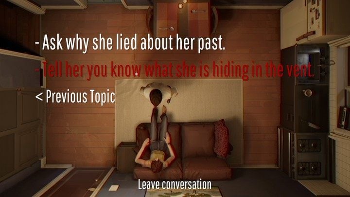 Approach your wife - 12 Minutes: Full walkthrough of the game - Transition description - 12 Minutes game guide