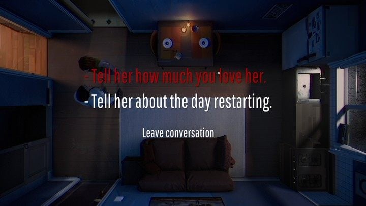 Don't forget to say at the end that you love her. - 12 Minutes: Full walkthrough of the game - Transition description - 12 Minutes game guide