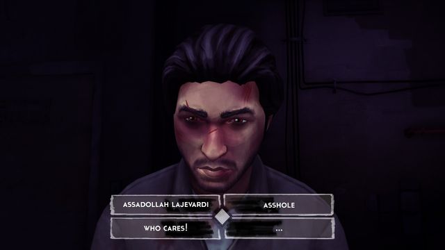 The majority of the decisions that you make in the course of the conversation do not matter and they lead to the same results. - Chapter 2: One of Us - Walkthrough - 1979 Revolution: Black Friday - Game Guide and Walkthrough