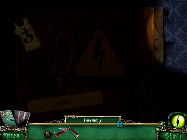 First floor: under the upper screw, a fuse box - Collectibles - Collectibles and puzzles - 9 Clues: The Secret of Serpent Creek - Game Guide and Walkthrough