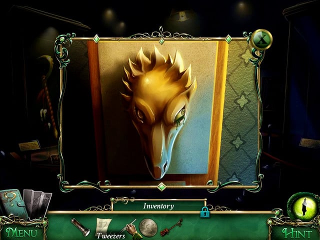 Exhibition: in the eye socket of golden snake head, under the green eye - Collectibles - Collectibles and puzzles - 9 Clues: The Secret of Serpent Creek - Game Guide and Walkthrough
