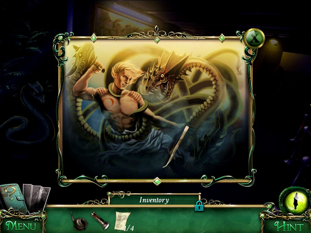 First floor: red tattoo on the chest - Clues - Collectibles and puzzles - 9 Clues: The Secret of Serpent Creek - Game Guide and Walkthrough