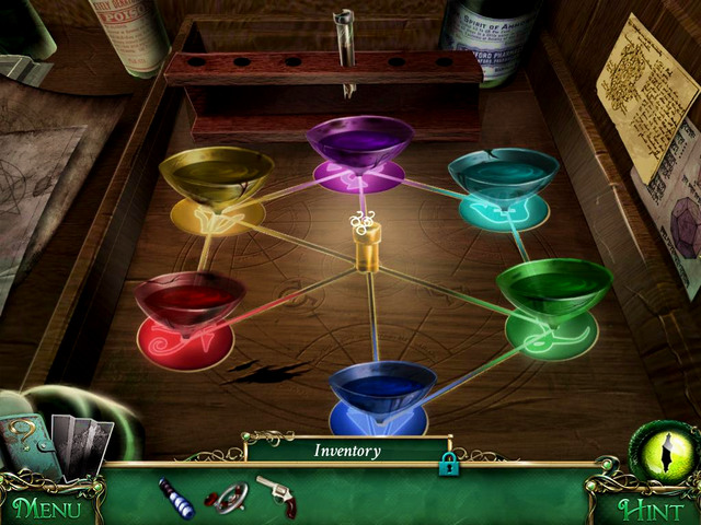 When you get all elements required for the beginning of the riddle, perform actions presented in the table below - Puzzles - Collectibles and puzzles - 9 Clues: The Secret of Serpent Creek - Game Guide and Walkthrough