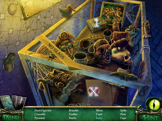 Crucial item [X] - Tape - Hidden-object scenes - Collectibles and puzzles - 9 Clues: The Secret of Serpent Creek - Game Guide and Walkthrough