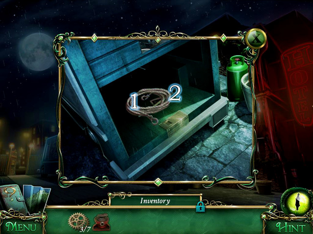 Open car using Car Keys of Helen and Joe - City streets - Main storyline - 9 Clues: The Secret of Serpent Creek - Game Guide and Walkthrough