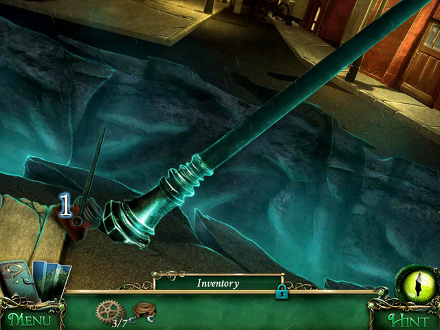 Click next to the fallen street lamp - City streets - Main storyline - 9 Clues: The Secret of Serpent Creek - Game Guide and Walkthrough