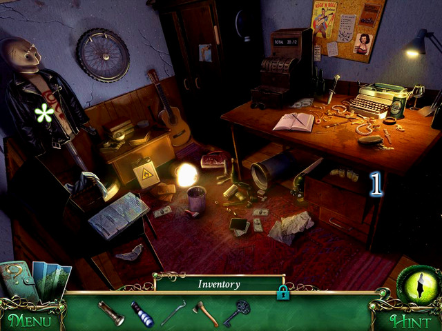 After a scene with hidden object, you get a Crowbar - Library - Main storyline - 9 Clues: The Secret of Serpent Creek - Game Guide and Walkthrough