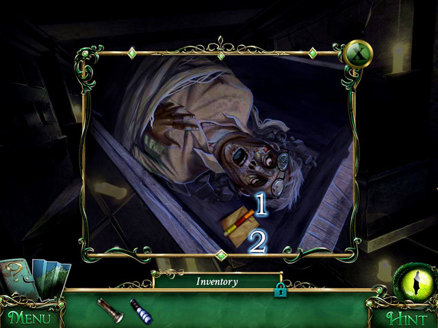 When you open tombs with Crowbar, look into the one on right - Cemetery - Main storyline - 9 Clues: The Secret of Serpent Creek - Game Guide and Walkthrough