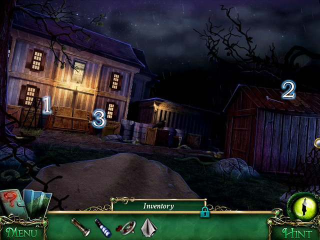 Cut the fence using Wire cutters - Mansion - Main storyline - 9 Clues: The Secret of Serpent Creek - Game Guide and Walkthrough