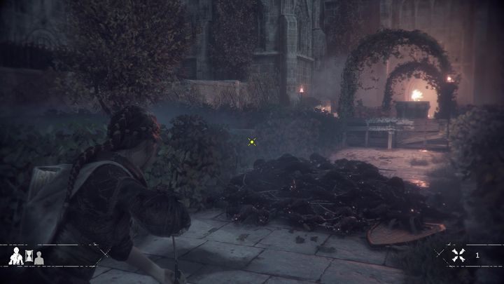 Follow Rodric through a burning building - A Plague Tale Innocence: Chapter 10 The Way of Roses walkthrough - Walkthrough - A Plague Tale Guide