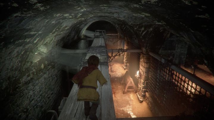 Lastly, turn the lamps to illuminate the path into the hole you have entered earlier - A Plague Tale Innocence: Chapter 14 Blood Ties walkthrough - Walkthrough - A Plague Tale Guide