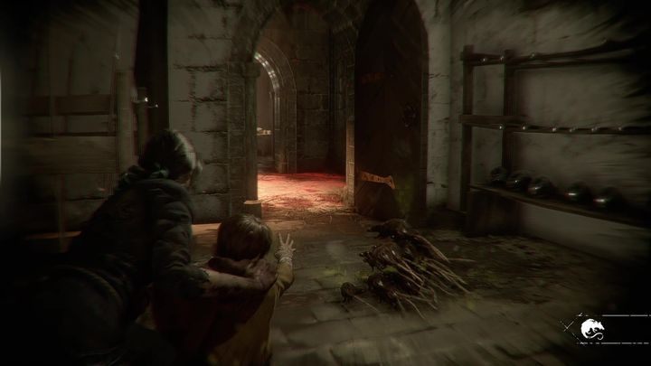 The chapter ends when you reach the main hall - A Plague Tale Innocence: Chapter 14 Blood Ties walkthrough - Walkthrough - A Plague Tale Guide
