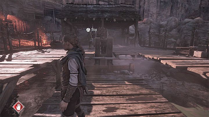 Wait for Lucas to pull in the ferry - Plague Tale Requiem: Chapter 5, Find a way to reach the boat - walkthrough - Chapter 5 - In Our Wake - A Plague Tale Requiem Guide, Walkthrough