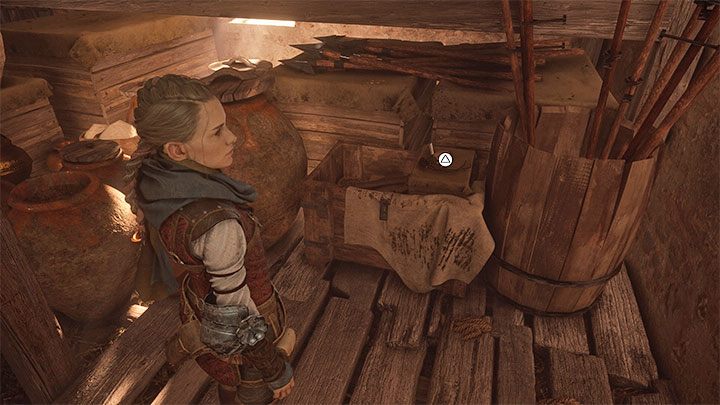 You will reach a large barn with a hanging ballista - Plague Tale Requiem: Chapter 3, Escape the fort - walkthrough - Chapter 3 - A Burden of Blood - A Plague Tale Requiem Guide, Walkthrough