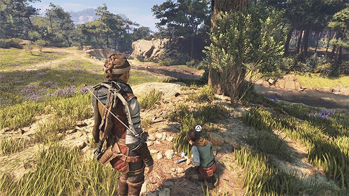 By the tree, the heroes find a feather left by one of the local bird species - Plague Tale Requiem: Chapter 6 (Leaving All Behind - list of secrets - Hugo Herbarium and Souvenirs - A Plague Tale Requiem Guide, Walkthrough