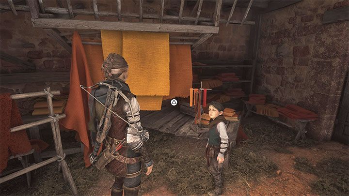 The path leads to a new room with paintings - Plague Tale Requiem: Chapter 6 (Leaving All Behind - list of secrets - Hugo Herbarium and Souvenirs - A Plague Tale Requiem Guide, Walkthrough