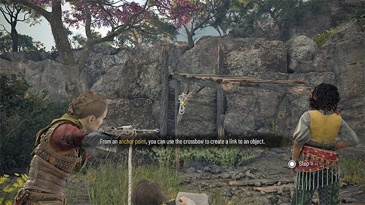 Head down the path and jump down after reaching a wrecked bridge - Plague Tale Requiem: Chapter 10, Reach the fort - walkthrough - Chapter 10 - Bloodline - A Plague Tale Requiem Guide, Walkthrough