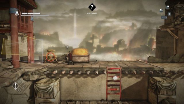 Third shard near the haystack - Shards in sequence 12 - Vengeance - Animus shards - Assassins Creed Chronicles: China - Game Guide and Walkthrough