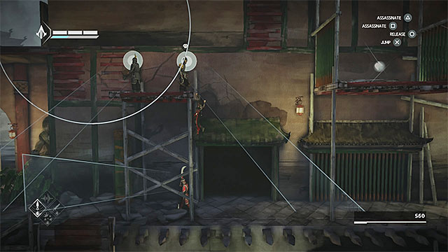 Distracting enemy might help you with reaching new secret - Old Friend - walkthrough for sequence 9 - Walkthrough - Assassins Creed Chronicles: China - Game Guide and Walkthrough