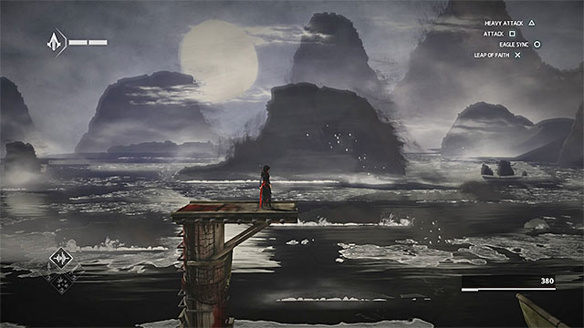 Climb at the top of the second (left) mast of the Chinese warship - Synchronization points in sequence 3 - The Port - Synchronization points - Assassins Creed Chronicles: China - Game Guide and Walkthrough
