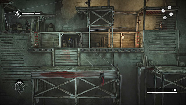 Use the lower edges and go right - The Slaver - walkthrough for sequence 4 - Walkthrough - Assassins Creed Chronicles: China - Game Guide and Walkthrough