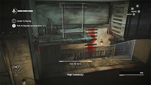 Last slave is protected by a new guard - The Slaver - walkthrough for sequence 4 - Walkthrough - Assassins Creed Chronicles: China - Game Guide and Walkthrough