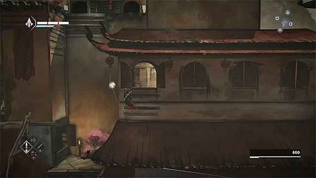 Secret can be found after using the window - Shards in sequence 7 - The Snake - Animus shards - Assassins Creed Chronicles: China - Game Guide and Walkthrough