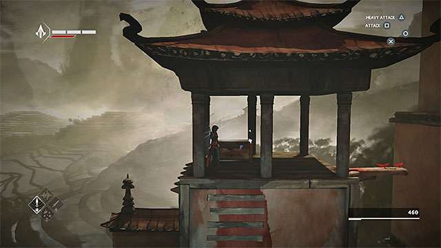 You must climb to the top of the tower - Treasure chests in sequence 7 - The Snake - Treasure chests - Assassins Creed Chronicles: China - Game Guide and Walkthrough