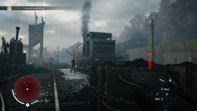 Bypass the enemies from the left side. - 01 - A Simple Plan | Syndicate Sequence 2 Walkthrough - Sequence 2 - Assassins Creed: Syndicate Game Guide & Walkthrough