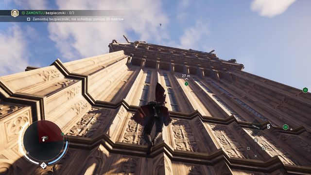 Thanks to the rope you can quickly climb on the top of the clock tower. - 02 - Freedom of the Press | Syndicate Sequence 3 Walkthrough - Sequence 3 - Assassins Creed: Syndicate Game Guide & Walkthrough