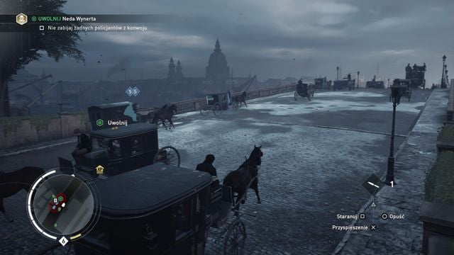 Stop the convoy to get the carriage. - 02 - Research and Development | Syndicate Sequence 5 Walkthrough - Sequence 5 - Assassins Creed: Syndicate Game Guide & Walkthrough