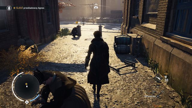 Follow the man that is observing Agnes. - 01 - Stalk the Stalker | Train Hideout Memories - Train Hideout Memories - Assassins Creed: Syndicate Game Guide & Walkthrough