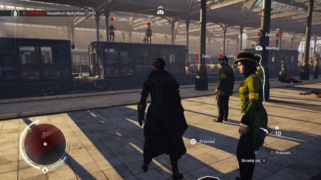 The Rooks will help you in the battle on the station. - 01 - Stalk the Stalker | Train Hideout Memories - Train Hideout Memories - Assassins Creed: Syndicate Game Guide & Walkthrough