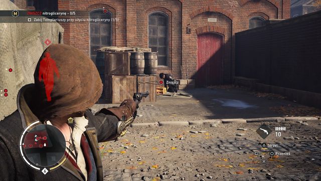 Shoot the chests with the explosive when the Templars will get close. - 04 - An Explosive End | Karl Marx Memories - Karl Marx Memories - Assassins Creed: Syndicate Game Guide & Walkthrough