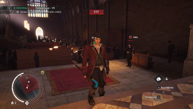 To complete the optional objective, you have to cause an explosion when there are no civilians around - 04 - Operation Westminster | Queen Victoria Memories - Queen Victoria Memories - Assassins Creed: Syndicate Game Guide & Walkthrough