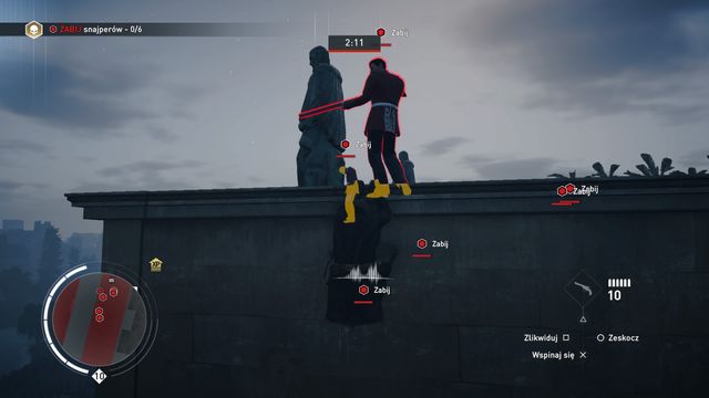 While hanging on an edge dump an enemy down. - Perks | Characters - Characters - Assassins Creed: Syndicate Game Guide & Walkthrough