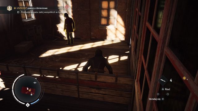 In order to stun the enemy, sneak up on him. - Sneaking up | Crafting - Crafting - Assassins Creed: Syndicate Game Guide & Walkthrough