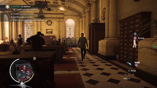 If you eliminate a single enemy, no one will interrupt you in kidnapping the chief of security. - 03 - A Bad Penny | Syndicate Sequence 6 Walkthrough - Sequence 6 - Assassins Creed: Syndicate Game Guide & Walkthrough