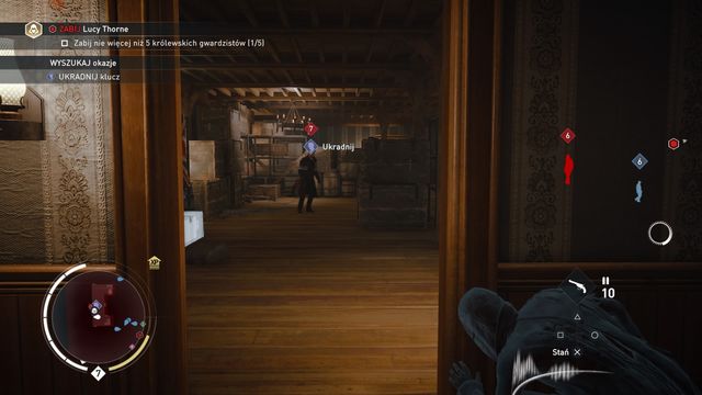 At the ground floor you will find the key required for freeing the constable. - 05 - A Thorne in the Side | Syndicate Sequence 6 Walkthrough - Sequence 6 - Assassins Creed: Syndicate Game Guide & Walkthrough