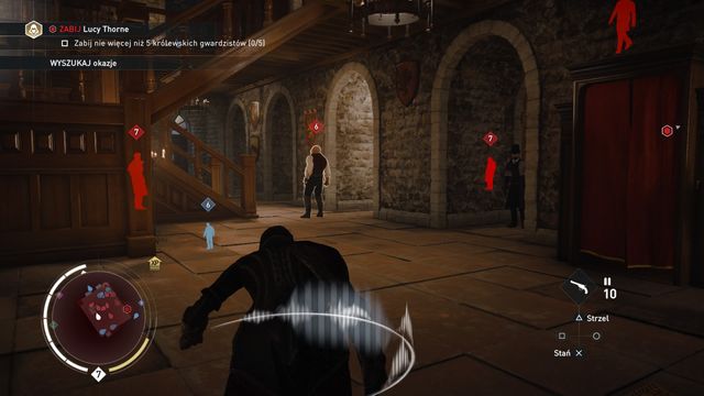 Walking through the stairs without raising alarm requires patience. - 05 - A Thorne in the Side | Syndicate Sequence 6 Walkthrough - Sequence 6 - Assassins Creed: Syndicate Game Guide & Walkthrough