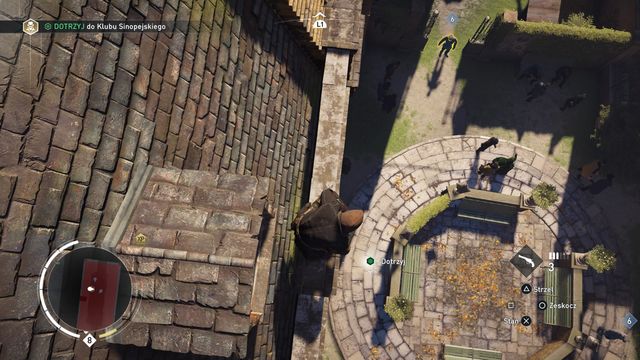 The place where you must jump. - 01 - Playing Politics | Syndicate Sequence 7 Walkthrough - Sequence 7 - Assassins Creed: Syndicate Game Guide & Walkthrough