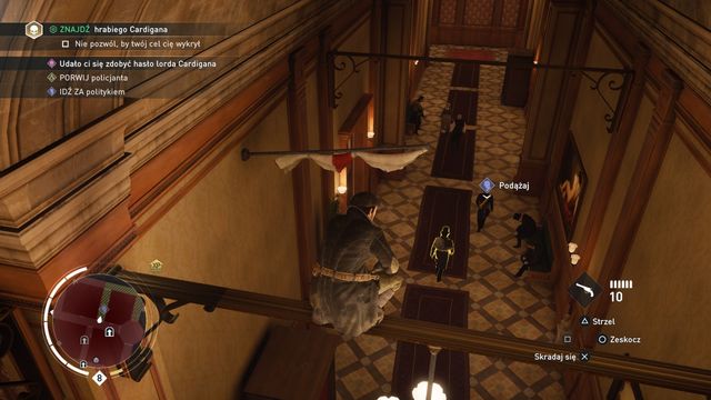 With the help of the politician you will be led under the very door, but you must watch out for the enemies patrolling the corridors. - 04 - Motion to Impeach | Syndicate Sequence 7 Walkthrough - Sequence 7 - Assassins Creed: Syndicate Game Guide & Walkthrough