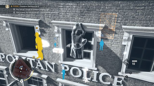 When the policeman will turn and walk to the cell, jump inside. - 02 - Triple Theft | Syndicate Sequence 8 Walkthrough - Sequence 8 - Assassins Creed: Syndicate Game Guide & Walkthrough