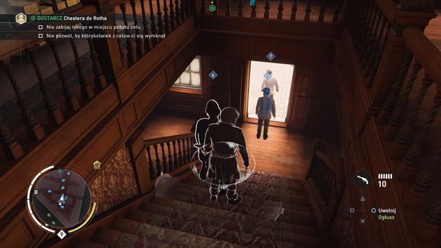 Bypass the guarded exit by turning right. - 02 - Triple Theft | Syndicate Sequence 8 Walkthrough - Sequence 8 - Assassins Creed: Syndicate Game Guide & Walkthrough