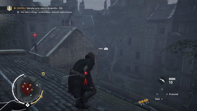 Use the zipline to get from that building to the middle one (the one shown on the screen) - 03 - Fun and Games | Syndicate Sequence 8 Walkthrough - Sequence 8 - Assassins Creed: Syndicate Game Guide & Walkthrough