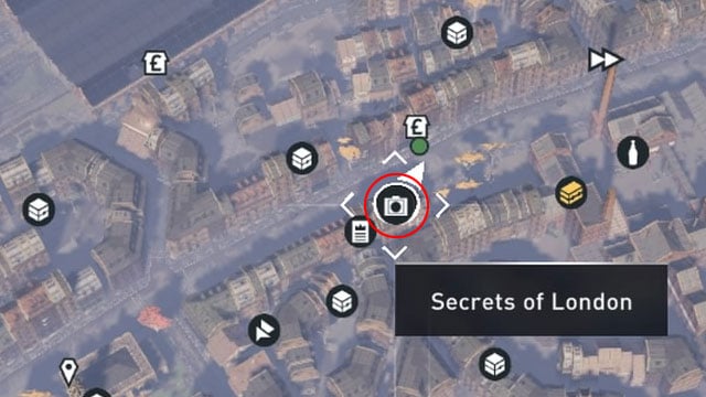 This Music Box can be found in the central section of the Whitechapel district (the above screenshot) - Whitechapel | Secrets of London - Secrets of London - Assassins Creed: Syndicate Game Guide & Walkthrough