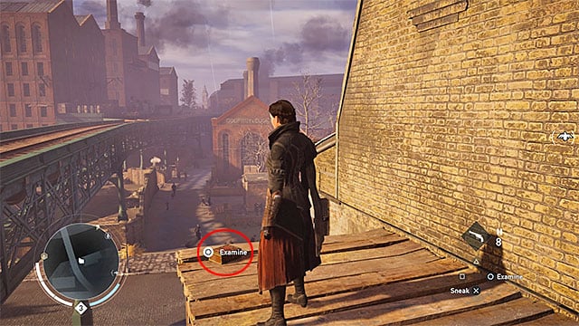 Reach the scaffolding located near the railroad tracks. - Southwark | Secrets of London - Secrets of London - Assassins Creed: Syndicate Game Guide & Walkthrough