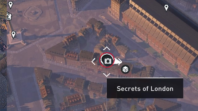 The music box is in Southern The Strand, close to Charring Cross Station (the above screenshot) - The Strand | Secrets of London - Secrets of London - Assassins Creed: Syndicate Game Guide & Walkthrough