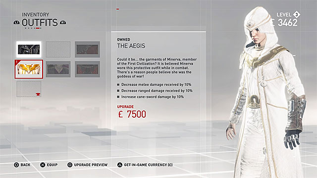 Select the outfit from the inventory - How to unlock the Aegis Outfit? | Secrets of London - Secrets of London - Assassins Creed: Syndicate Game Guide & Walkthrough